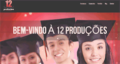Desktop Screenshot of 12producoes.com.br