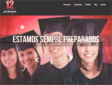 Tablet Screenshot of 12producoes.com.br